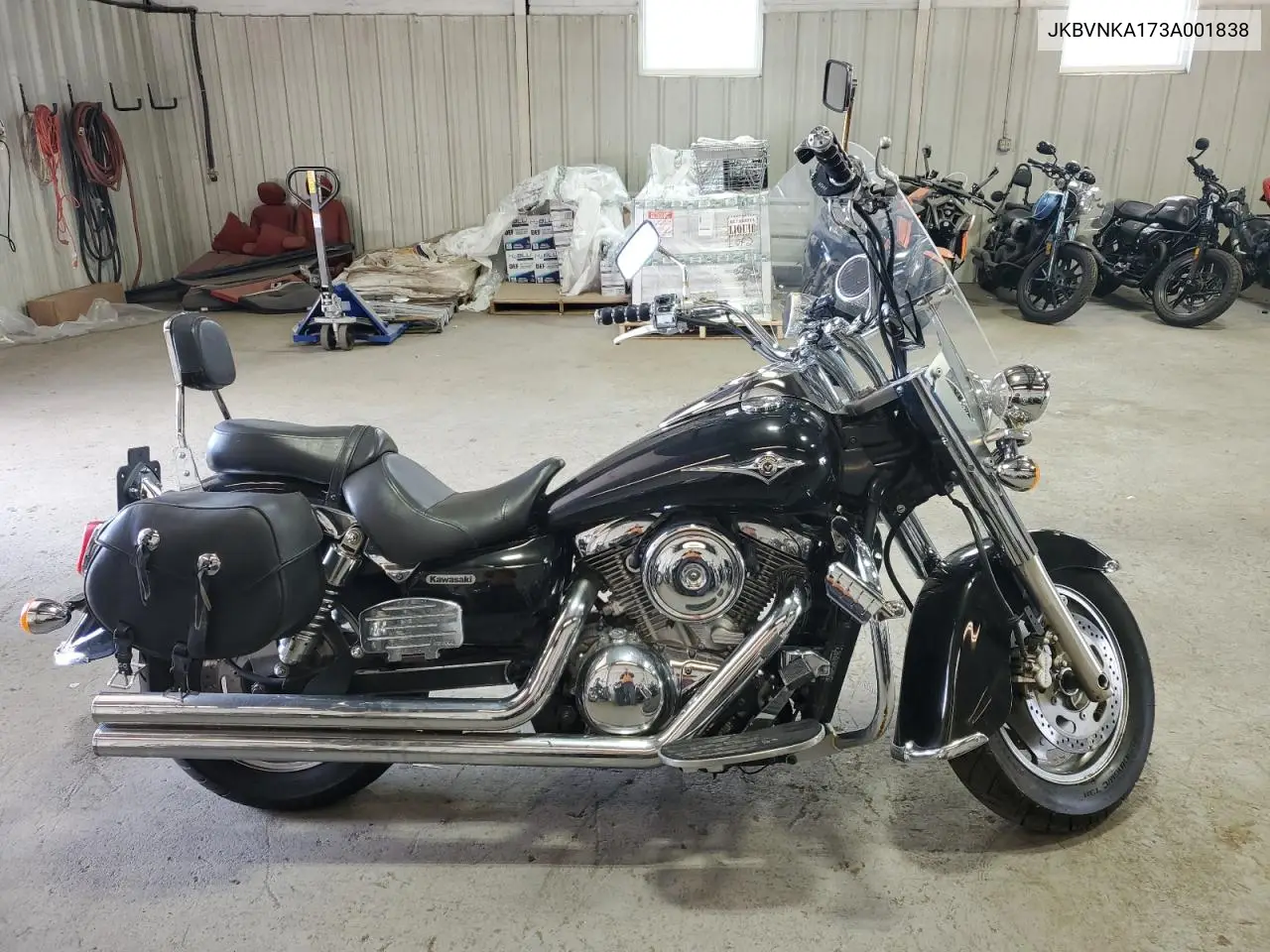 2003 Kawasaki Vn1600 A1 VIN: JKBVNKA173A001838 Lot: 56999565