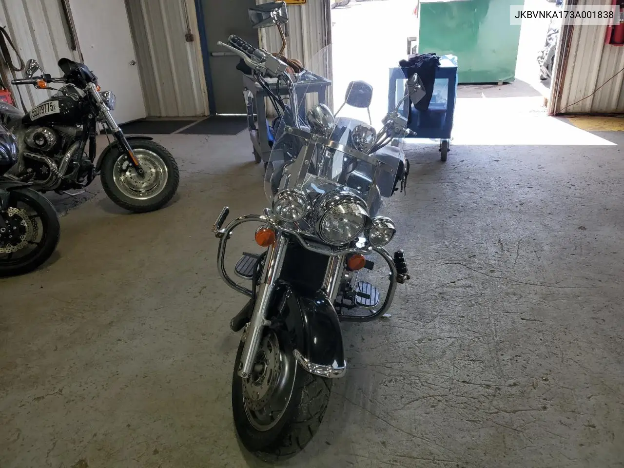 2003 Kawasaki Vn1600 A1 VIN: JKBVNKA173A001838 Lot: 56999565
