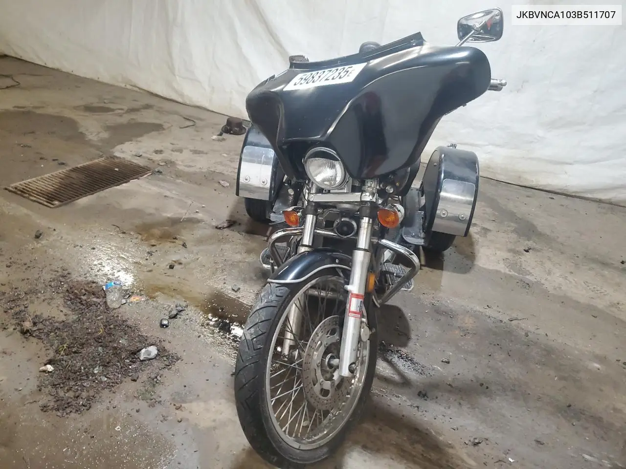 2003 Kawasaki Vn800 VIN: JKBVNCA103B511707 Lot: 59837235