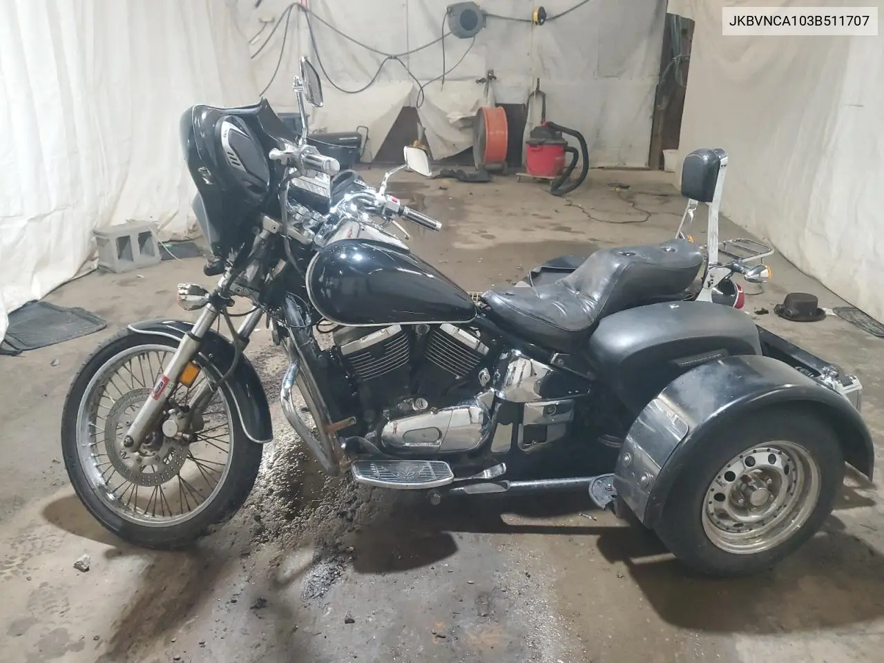 2003 Kawasaki Vn800 VIN: JKBVNCA103B511707 Lot: 59837235