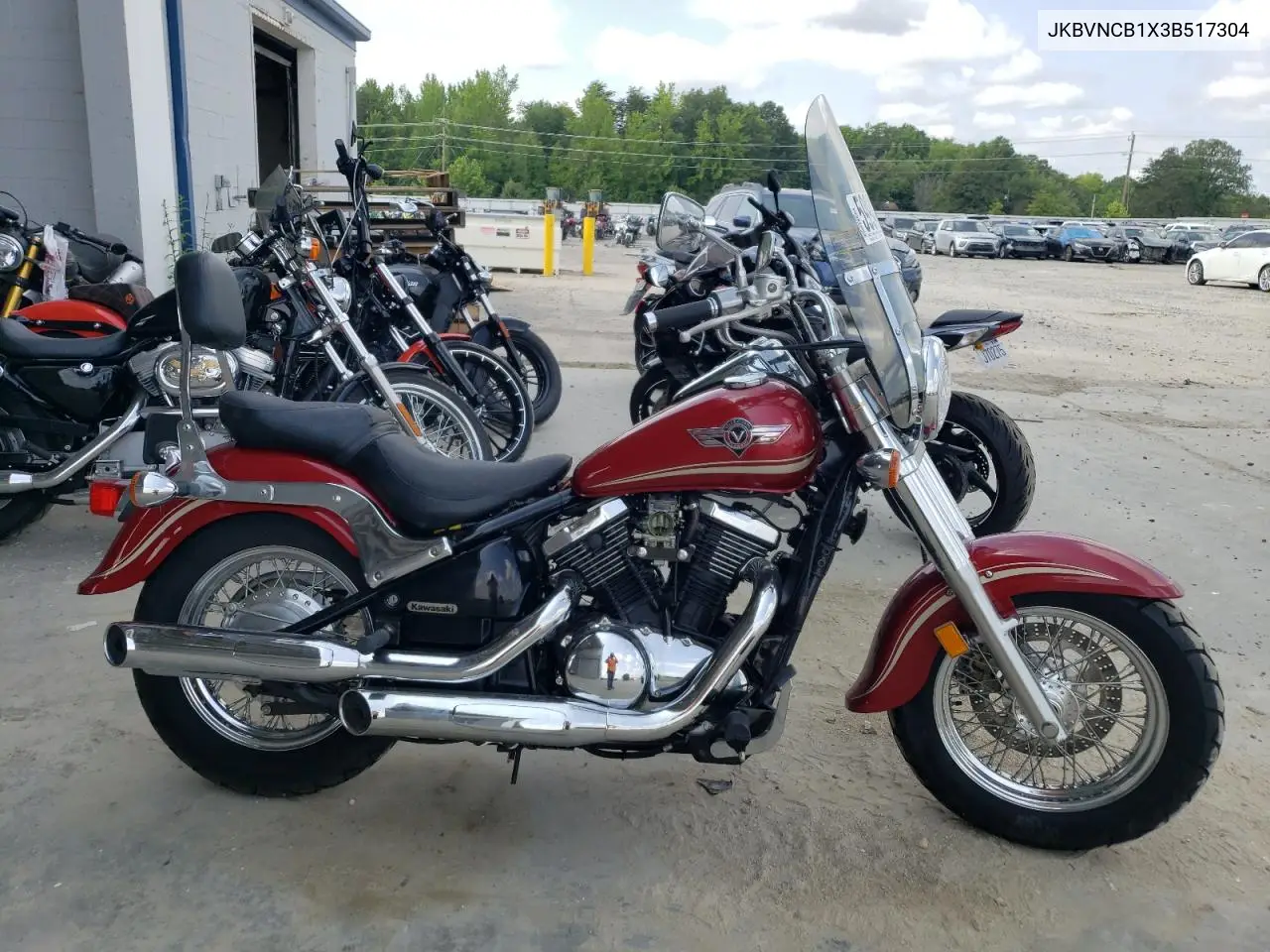 2003 Kawasaki Vn800 B VIN: JKBVNCB1X3B517304 Lot: 59947935