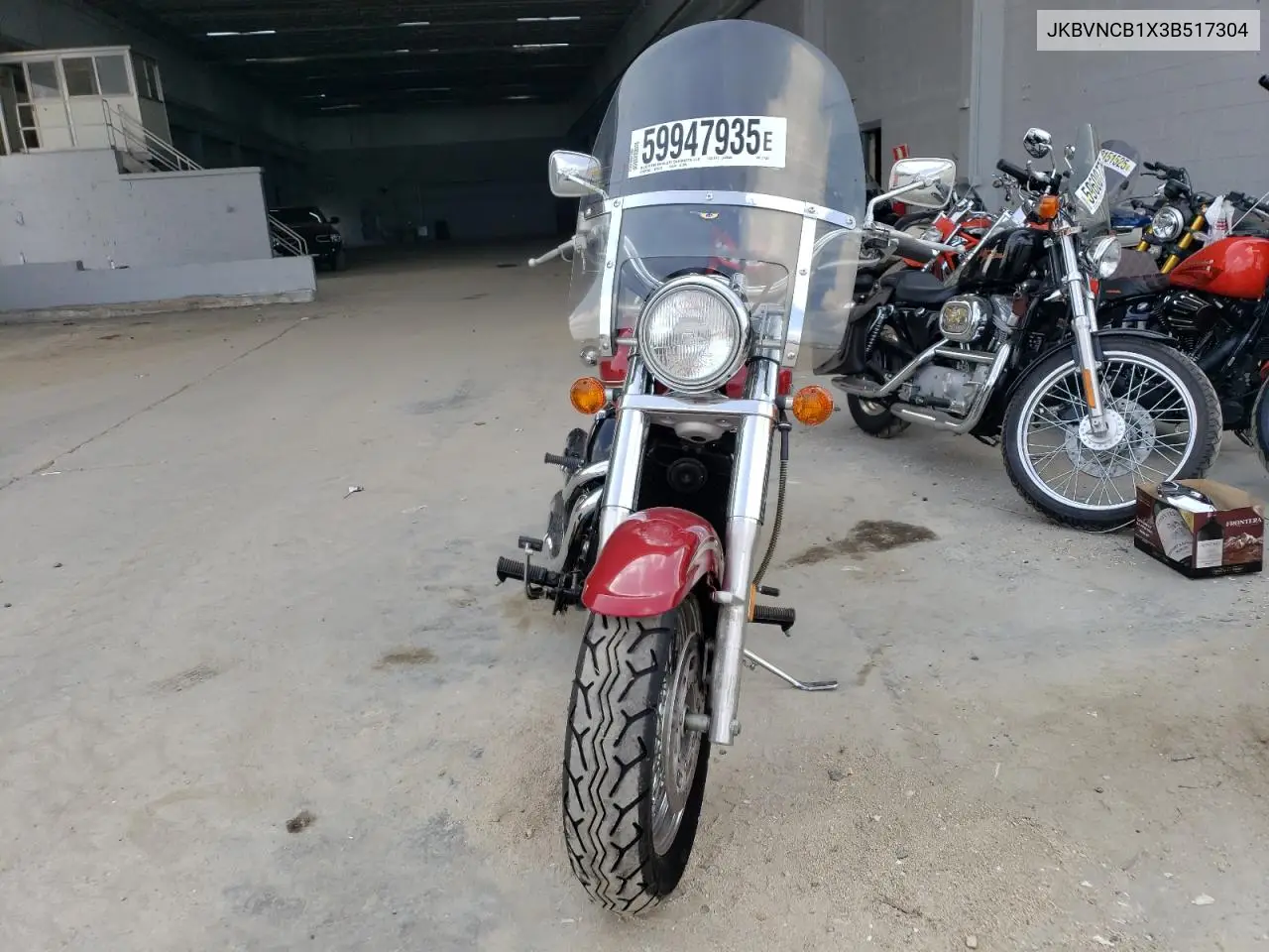 2003 Kawasaki Vn800 B VIN: JKBVNCB1X3B517304 Lot: 59947935