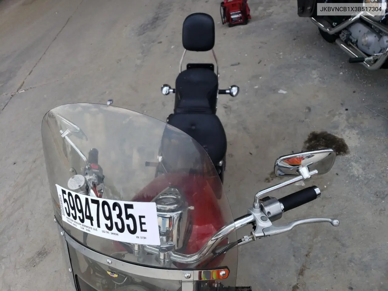 2003 Kawasaki Vn800 B VIN: JKBVNCB1X3B517304 Lot: 59947935