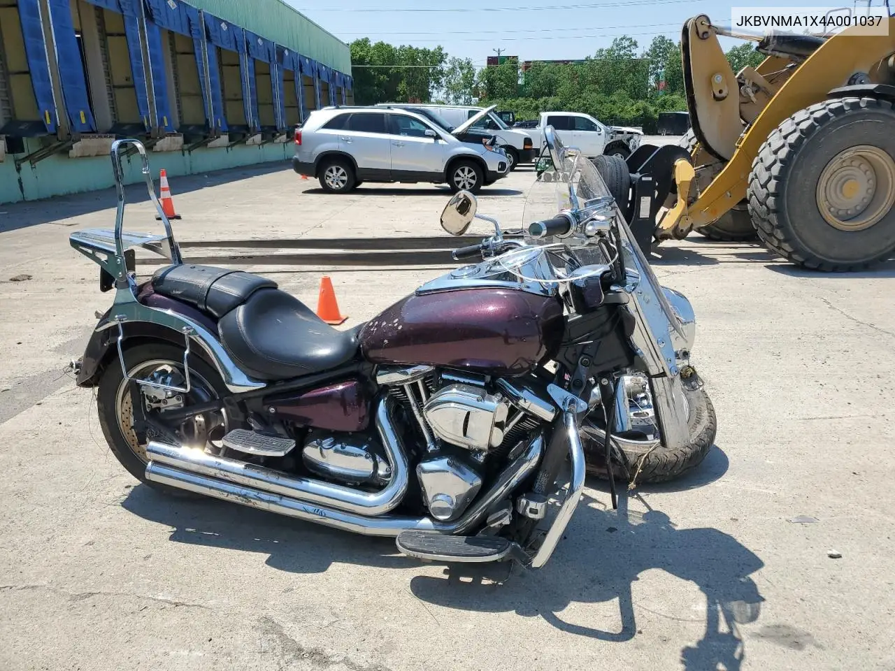 2004 Kawasaki Vulcan 2000 VIN: JKBVNMA1X4A001037 Lot: 60113145