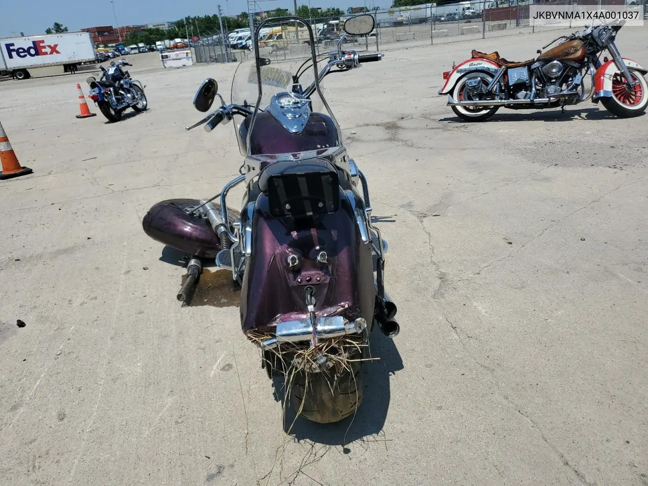 2004 Kawasaki Vulcan 2000 VIN: JKBVNMA1X4A001037 Lot: 60113145