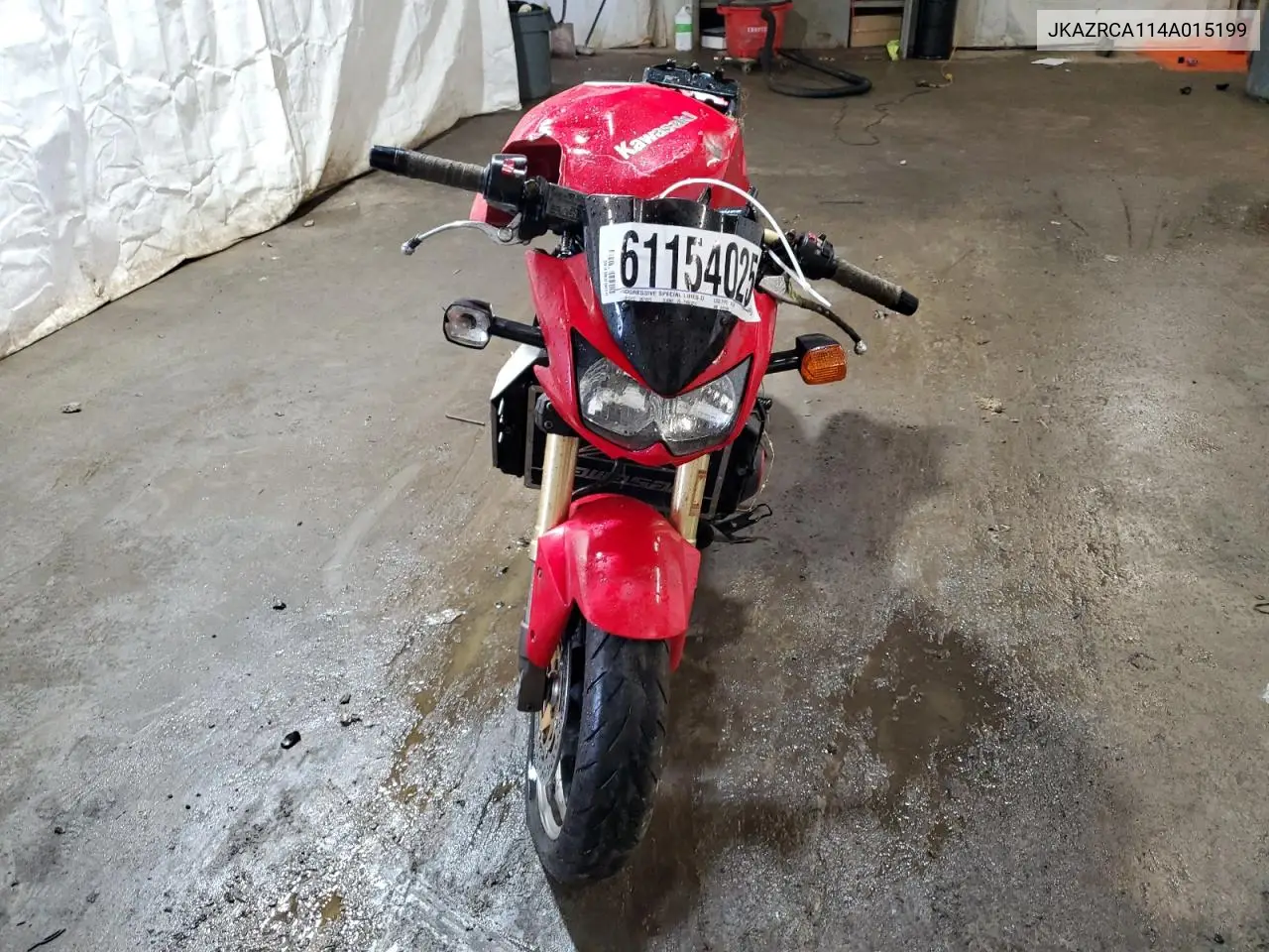 2004 Kawasaki Zr1000 A1 VIN: JKAZRCA114A015199 Lot: 61154025