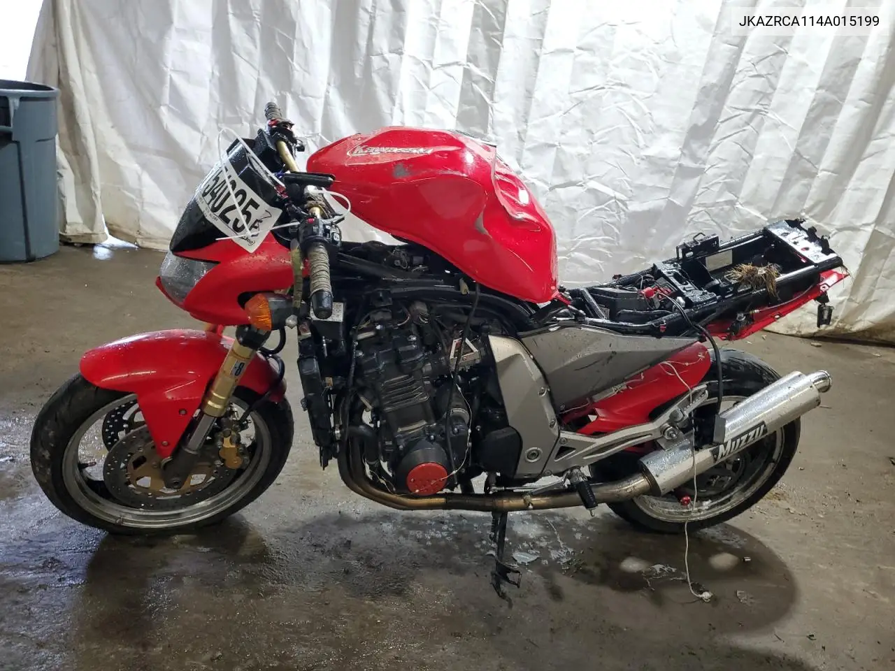 2004 Kawasaki Zr1000 A1 VIN: JKAZRCA114A015199 Lot: 61154025