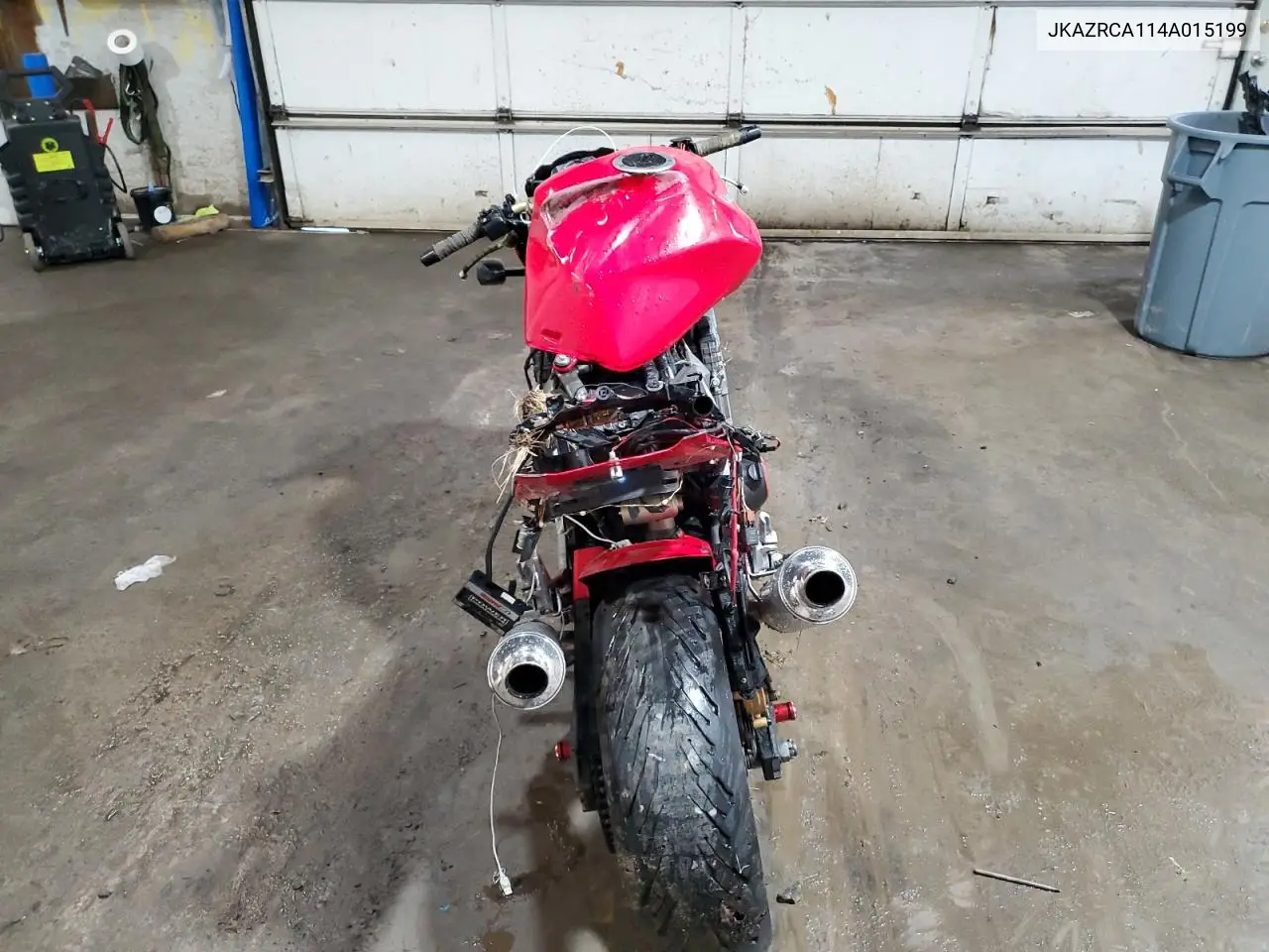 2004 Kawasaki Zr1000 A1 VIN: JKAZRCA114A015199 Lot: 61154025