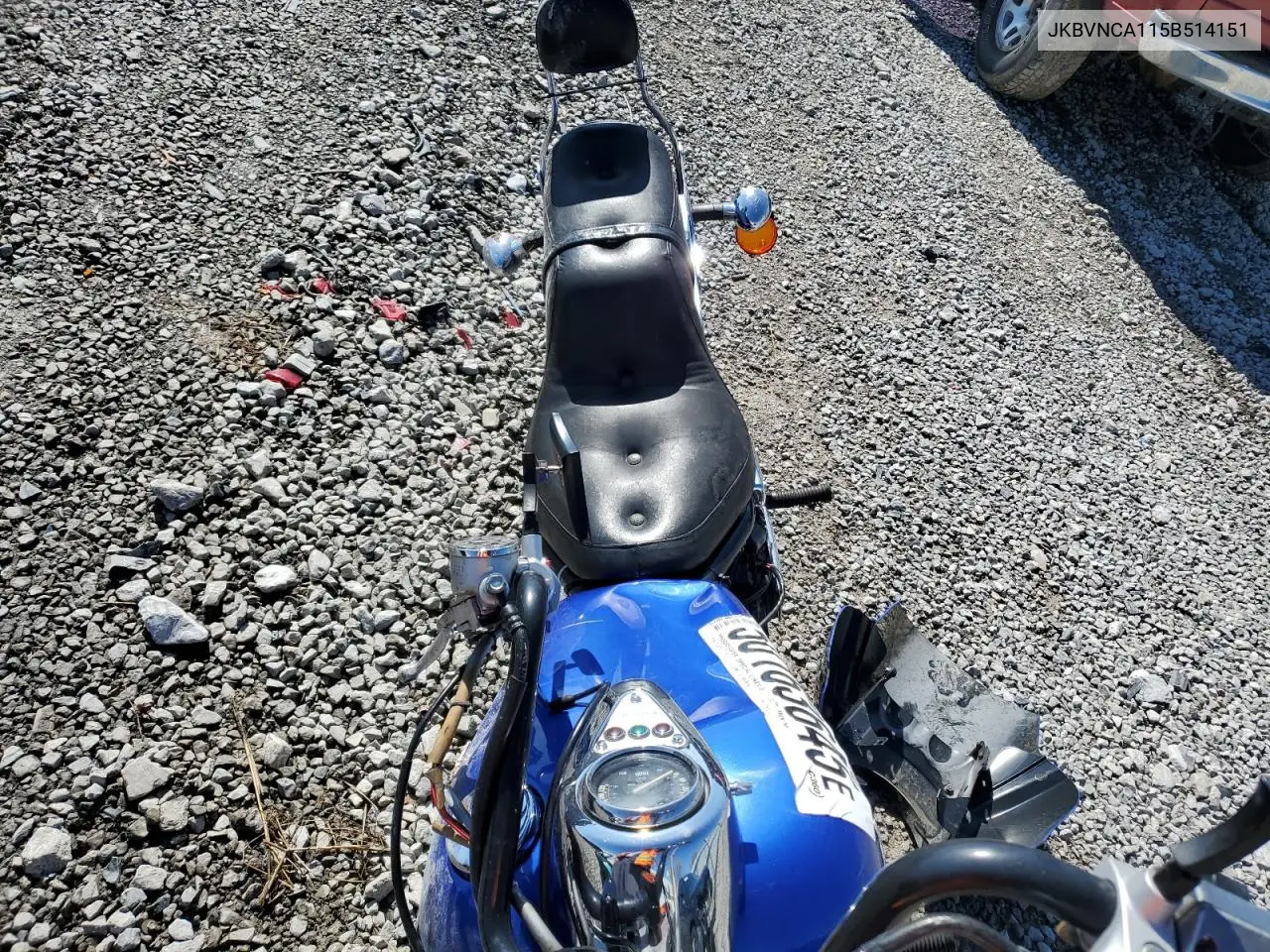 2005 Kawasaki Vn800 VIN: JKBVNCA115B514151 Lot: 50163645