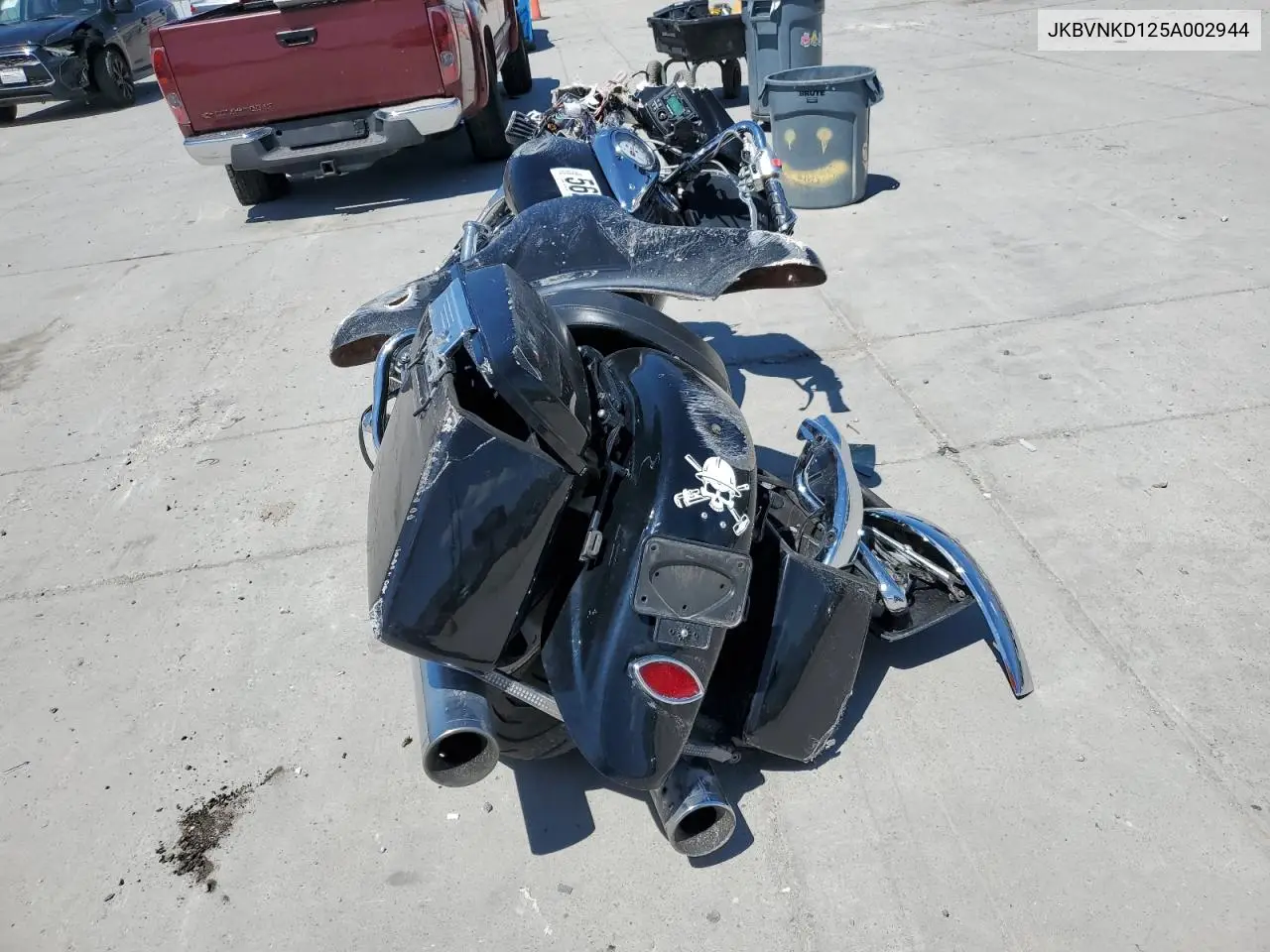 2005 Kawasaki Vn1600 D1 VIN: JKBVNKD125A002944 Lot: 56222605