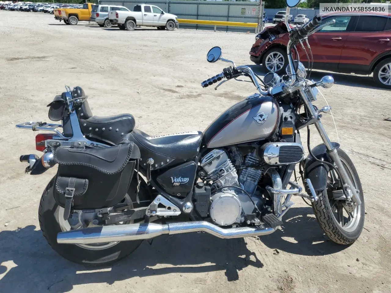 2005 Kawasaki Vn750 VIN: JKAVNDA1X5B554836 Lot: 56944835