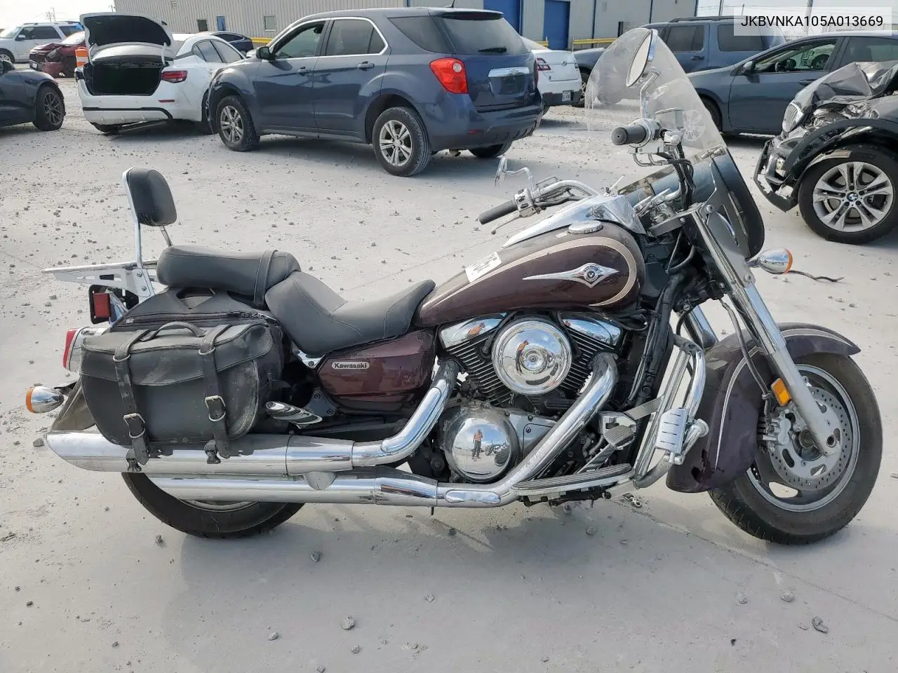 2005 Kawasaki Vn1600 A1 VIN: JKBVNKA105A013669 Lot: 65686015