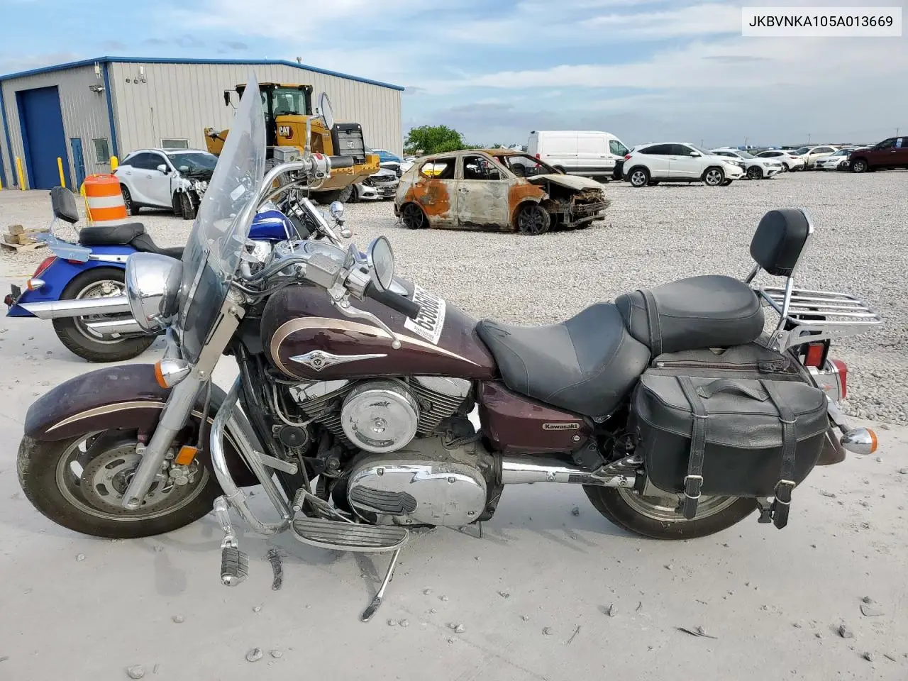 2005 Kawasaki Vn1600 A1 VIN: JKBVNKA105A013669 Lot: 65686015