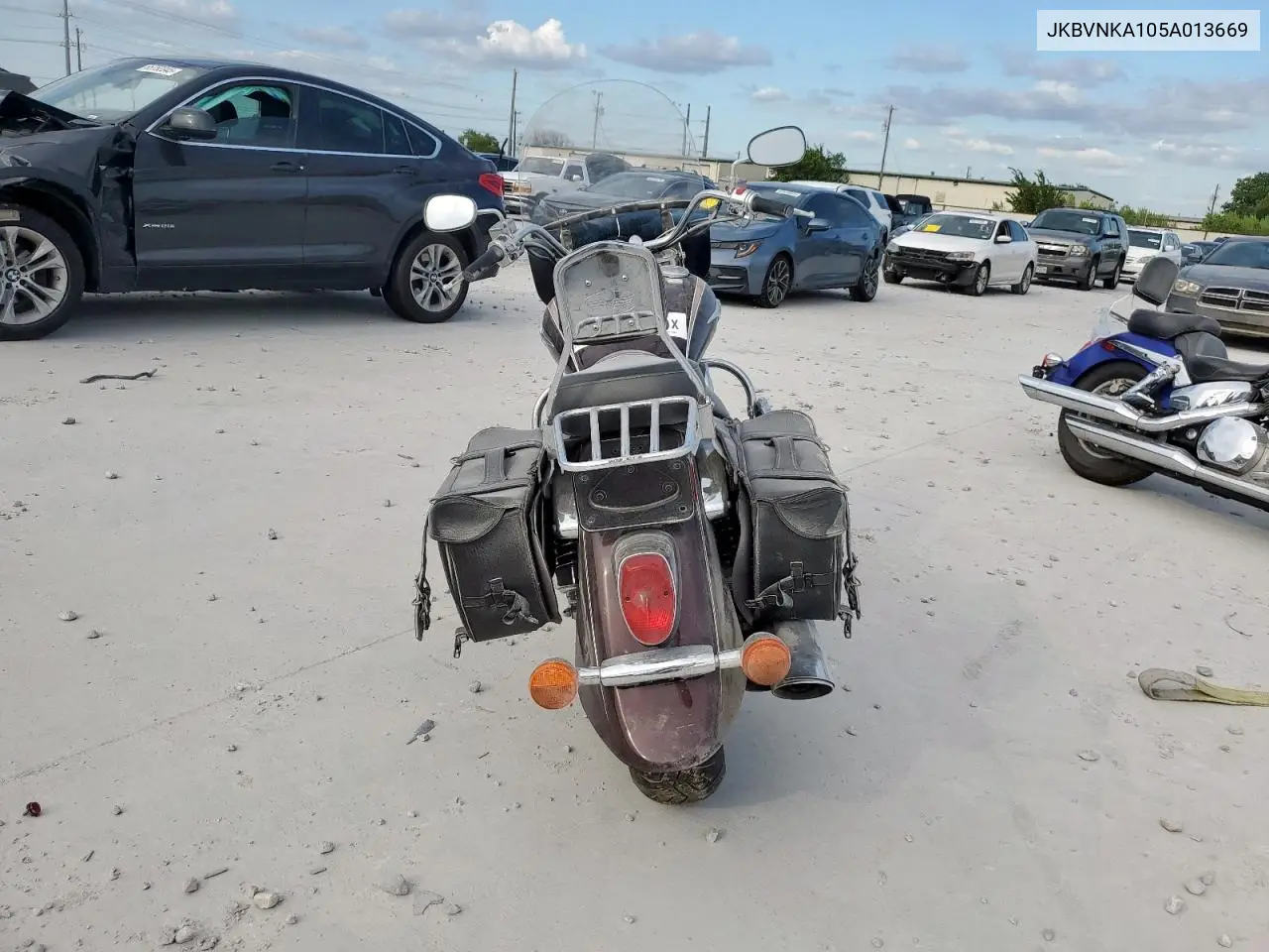 2005 Kawasaki Vn1600 A1 VIN: JKBVNKA105A013669 Lot: 65686015