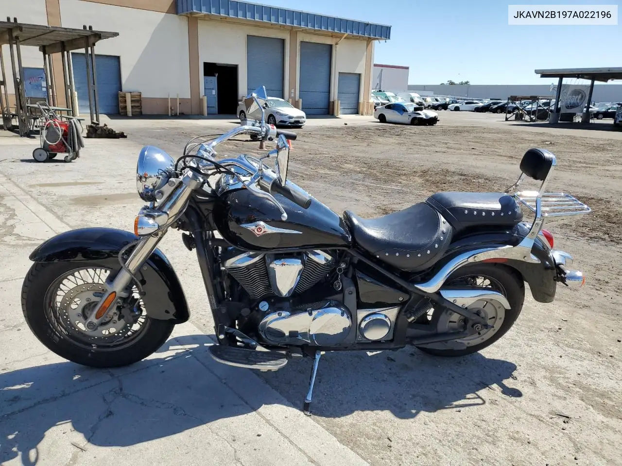 2007 Kawasaki Vn900 B VIN: JKAVN2B197A022196 Lot: 57780085
