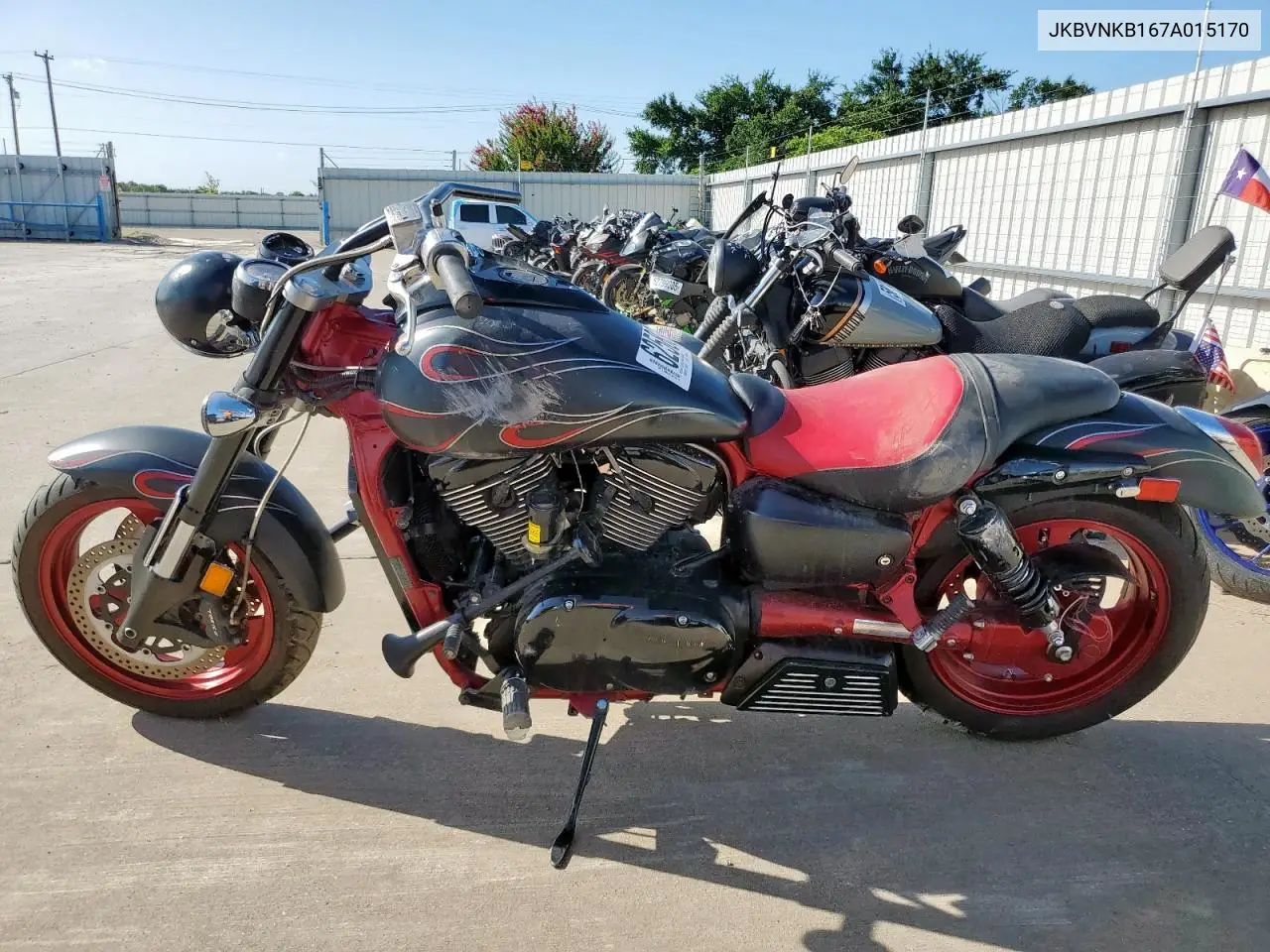 2007 Kawasaki Vn1600 B VIN: JKBVNKB167A015170 Lot: 62583685