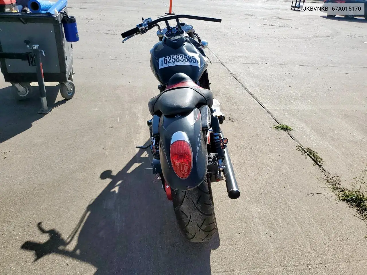 2007 Kawasaki Vn1600 B VIN: JKBVNKB167A015170 Lot: 62583685