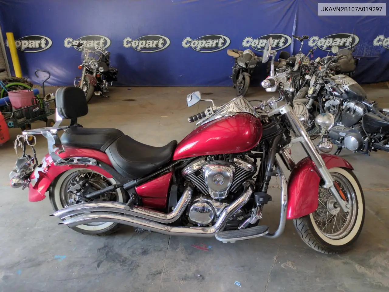 2007 Kawasaki Vn900 B VIN: JKAVN2B107A019297 Lot: 63773925