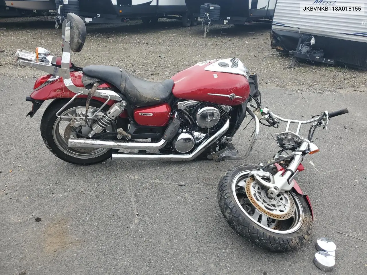 2008 Kawasaki Vn1600 B VIN: JKBVNKB118A018155 Lot: 64551355