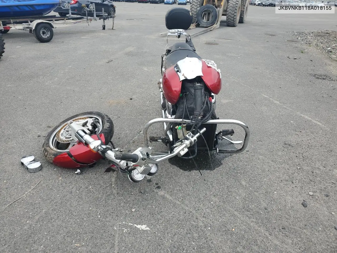 2008 Kawasaki Vn1600 B VIN: JKBVNKB118A018155 Lot: 64551355