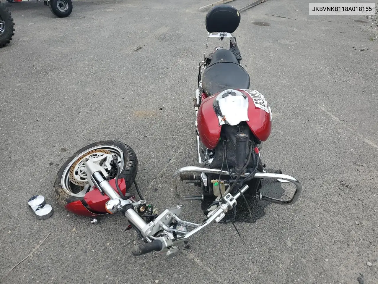 2008 Kawasaki Vn1600 B VIN: JKBVNKB118A018155 Lot: 64551355