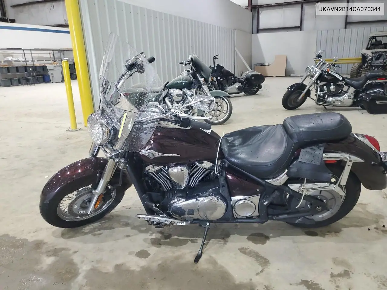 2012 Kawasaki Vn900 B VIN: JKAVN2B14CA070344 Lot: 54696795