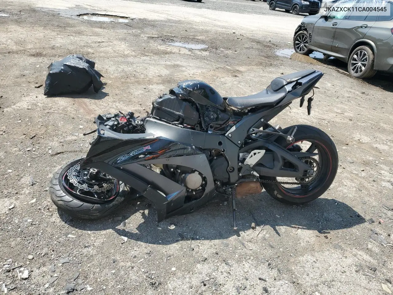 2012 Kawasaki Zx1000 K VIN: JKAZXCK11CA004545 Lot: 58959765