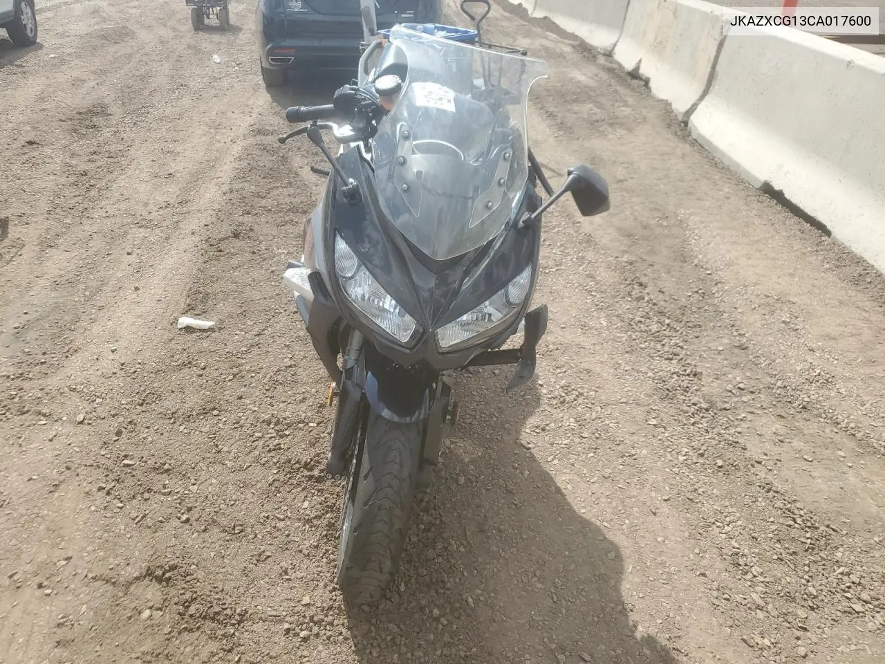 2012 Kawasaki Zx1000 G VIN: JKAZXCG13CA017600 Lot: 61372045
