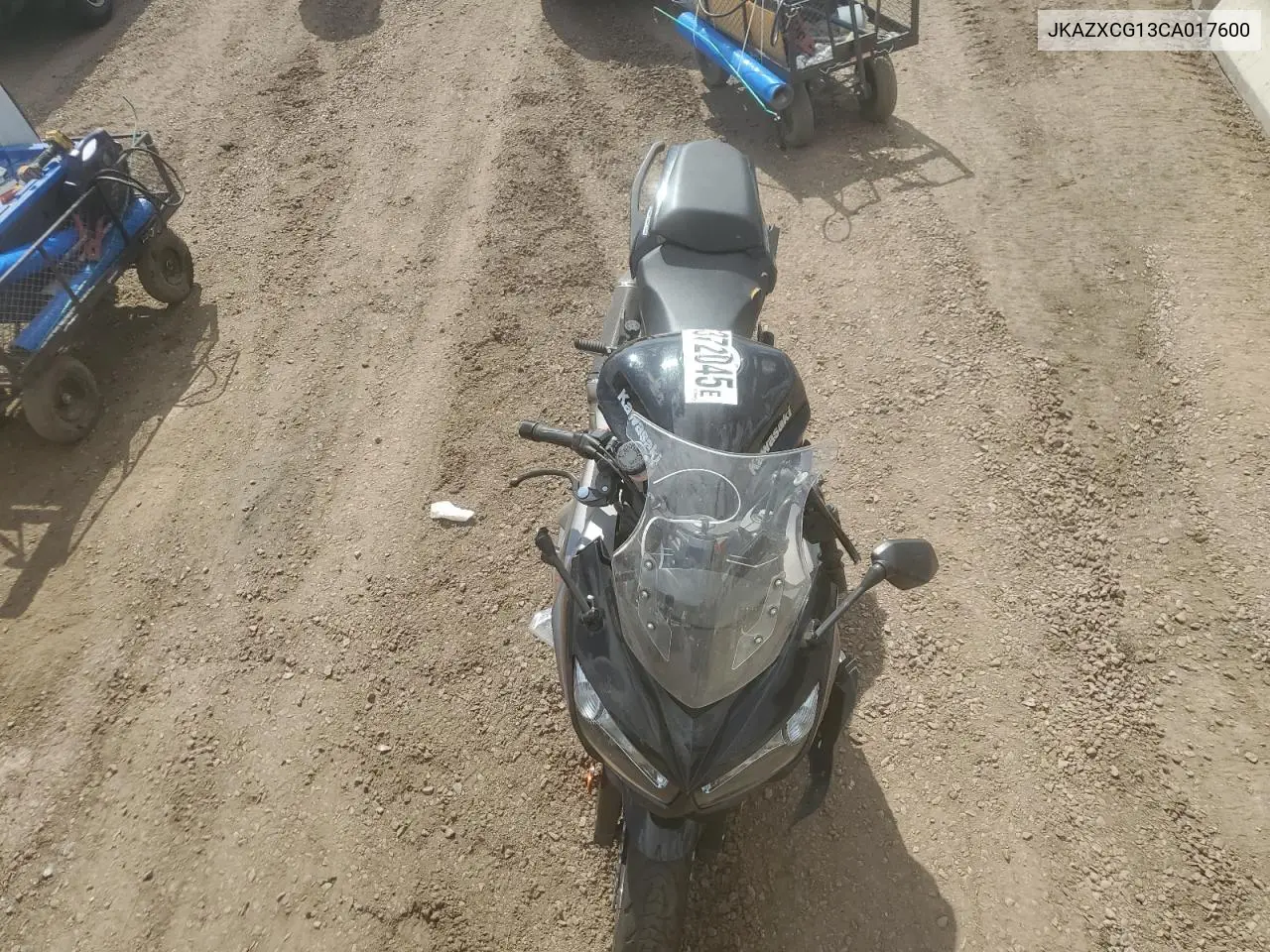 2012 Kawasaki Zx1000 G VIN: JKAZXCG13CA017600 Lot: 61372045