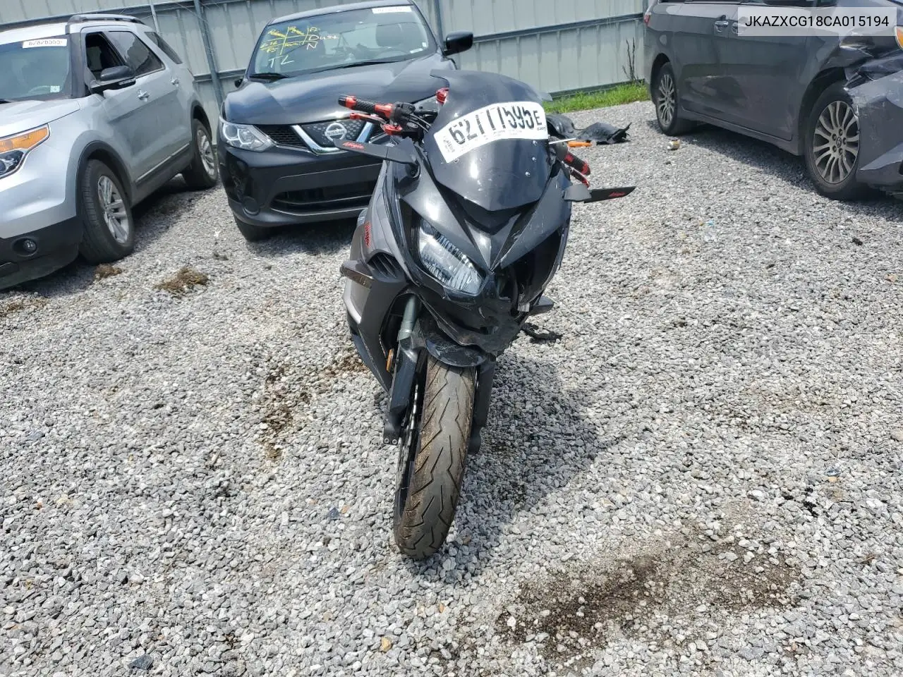 2012 Kawasaki Zx1000 G VIN: JKAZXCG18CA015194 Lot: 62777595