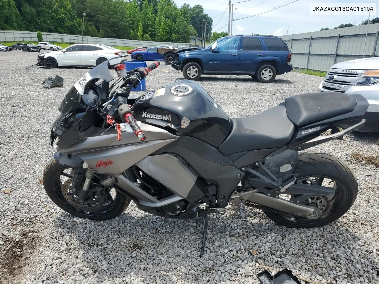 2012 Kawasaki Zx1000 G VIN: JKAZXCG18CA015194 Lot: 62777595