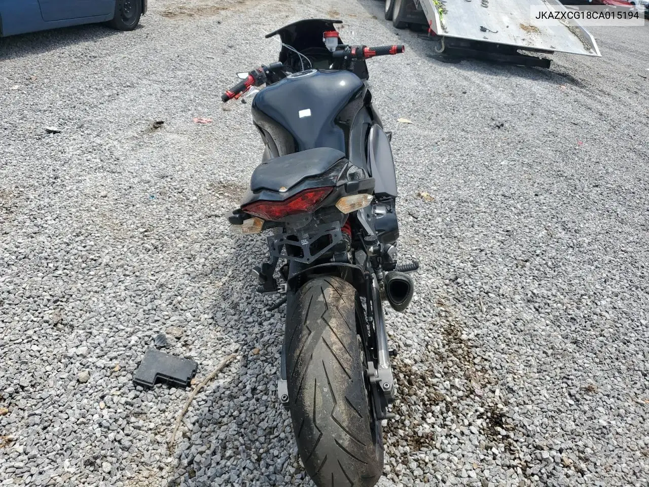 2012 Kawasaki Zx1000 G VIN: JKAZXCG18CA015194 Lot: 62777595