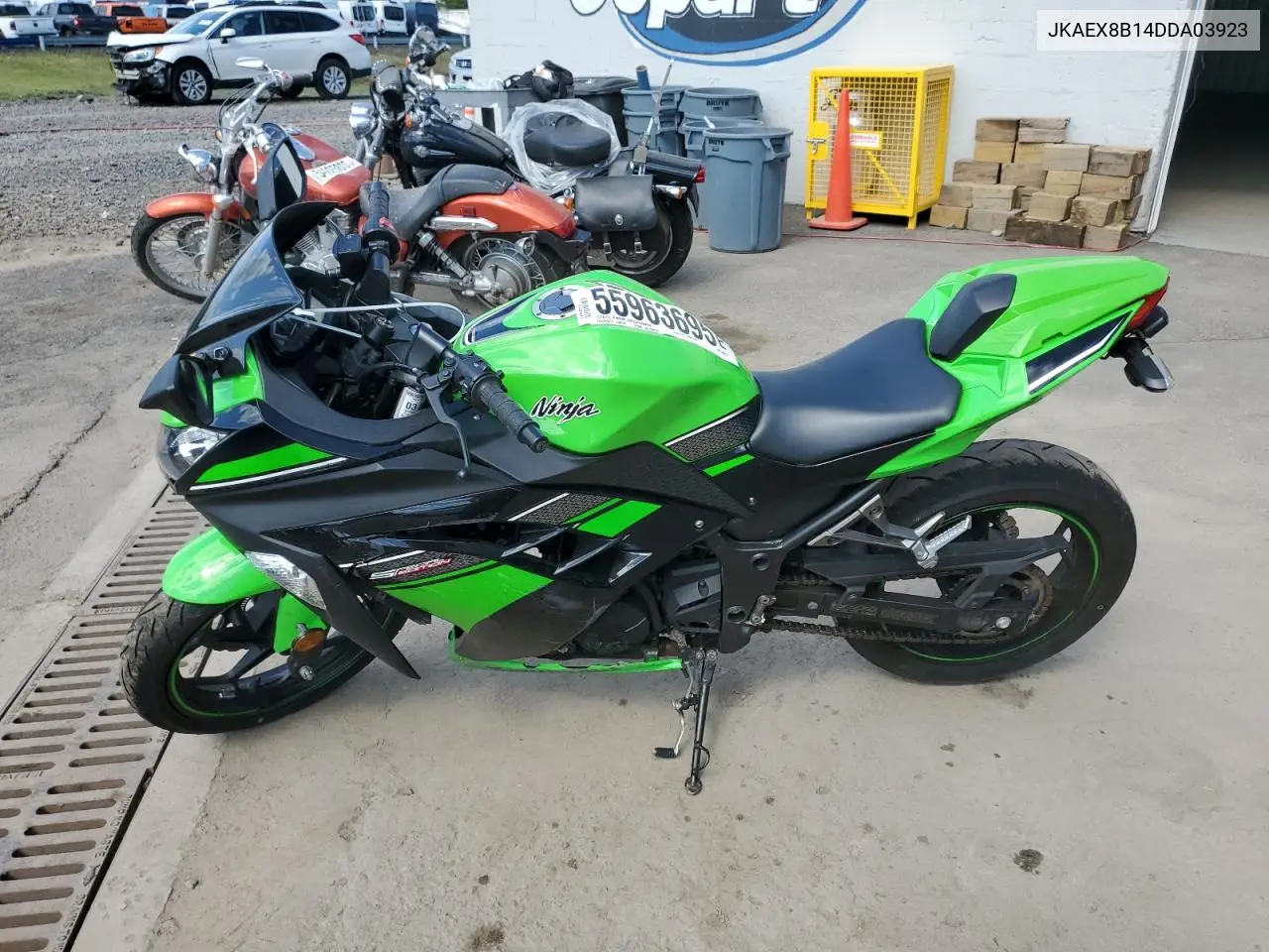 2013 Kawasaki Ex300 B VIN: JKAEX8B14DDA03923 Lot: 55963695