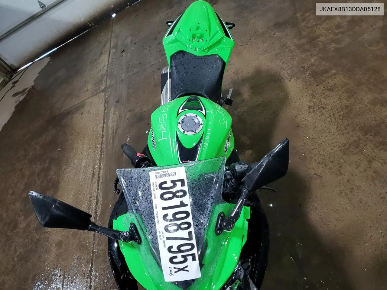 2013 Kawasaki Ex300 B VIN: JKAEX8B13DDA05128 Lot: 58198795