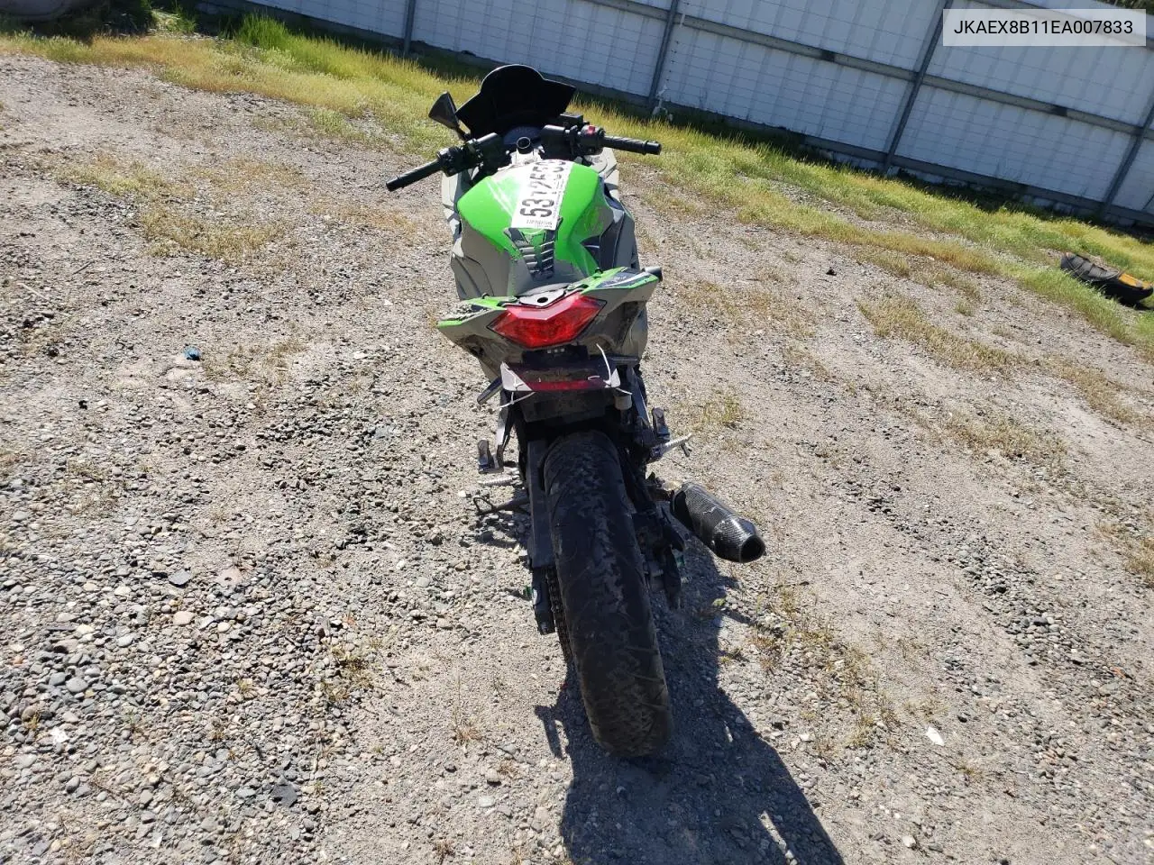 2014 Kawasaki Ex300 B VIN: JKAEX8B11EA007833 Lot: 53125505