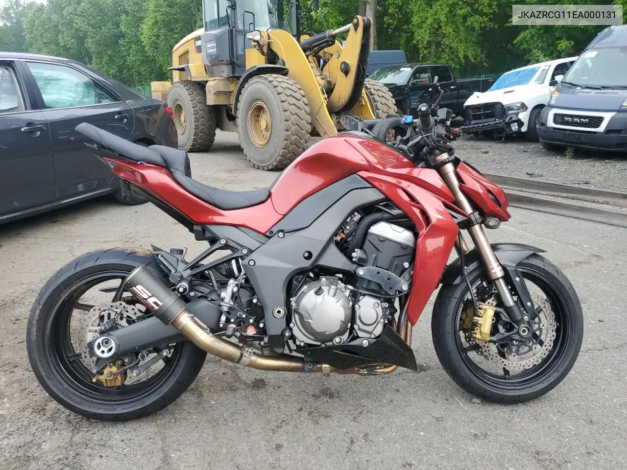 2014 Kawasaki Zr1000 G VIN: JKAZRCG11EA000131 Lot: 58937295