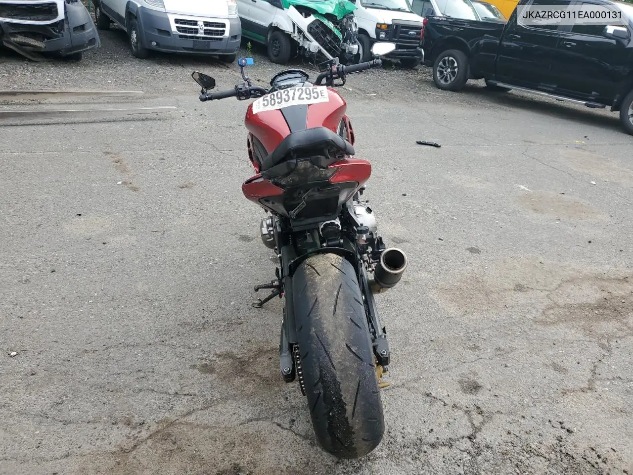 2014 Kawasaki Zr1000 G VIN: JKAZRCG11EA000131 Lot: 58937295