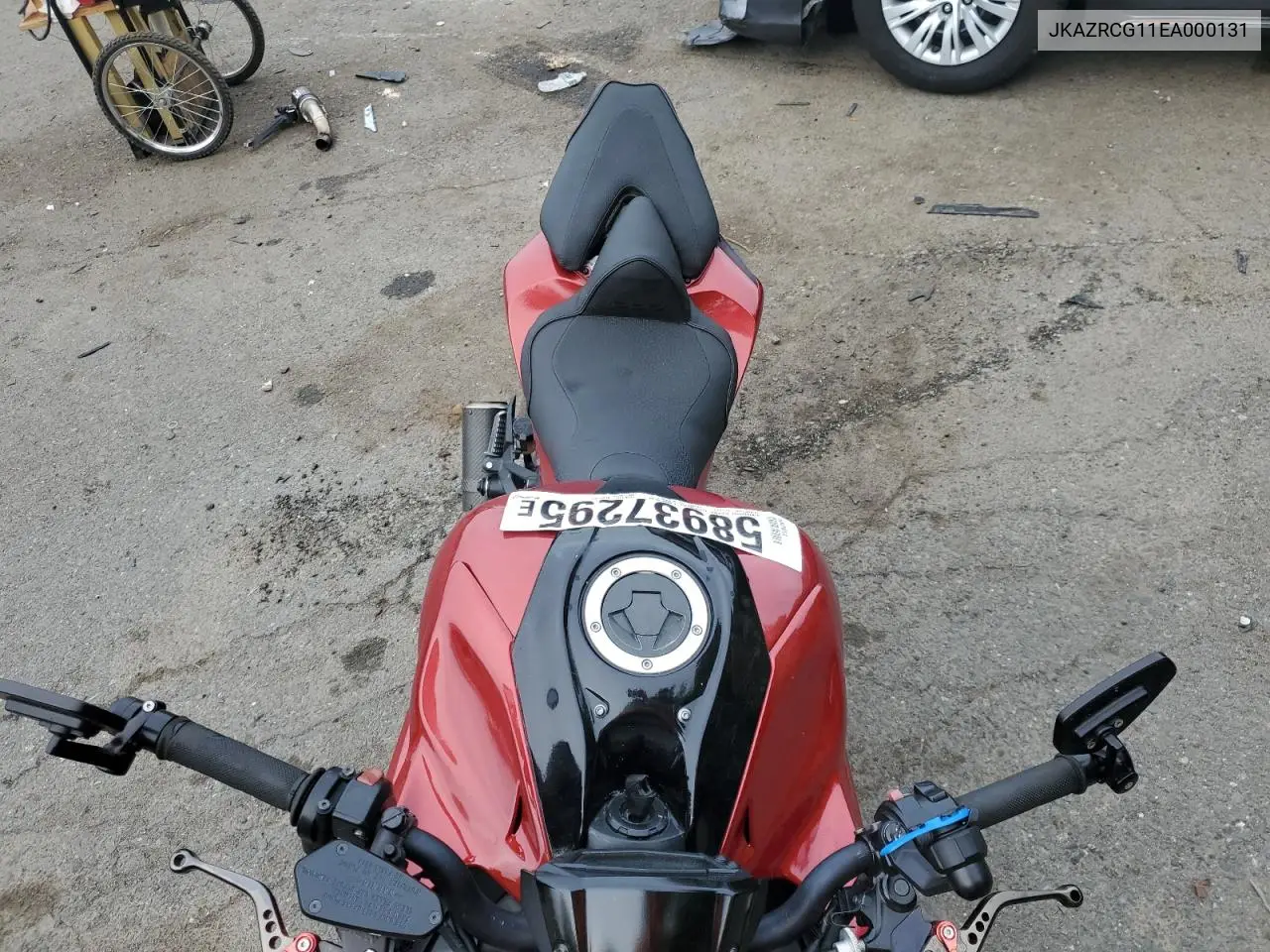 2014 Kawasaki Zr1000 G VIN: JKAZRCG11EA000131 Lot: 58937295