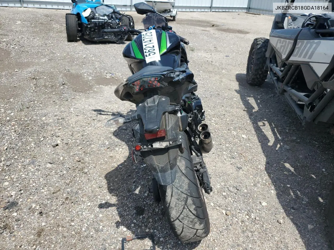 2016 Kawasaki Zr800 B VIN: JKBZRCB18GDA18164 Lot: 56214725
