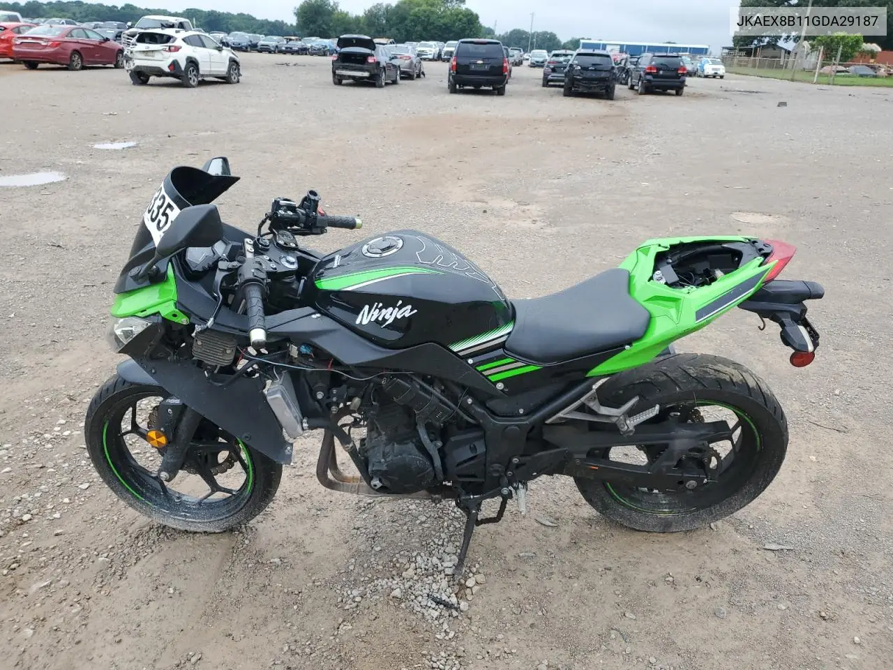 2016 Kawasaki Ex300 B VIN: JKAEX8B11GDA29187 Lot: 62543335