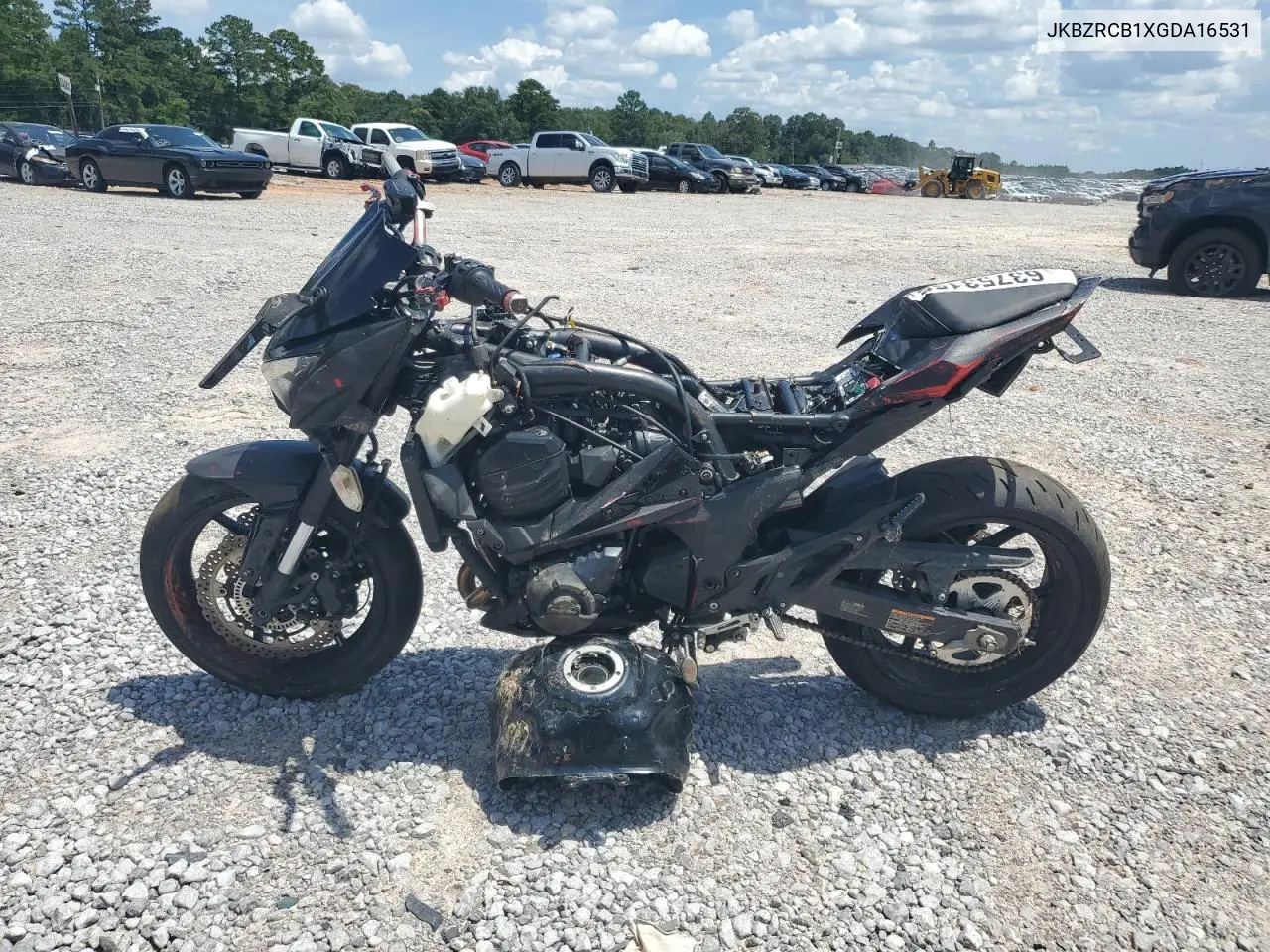 2016 Kawasaki Zr800 B VIN: JKBZRCB1XGDA16531 Lot: 63753155