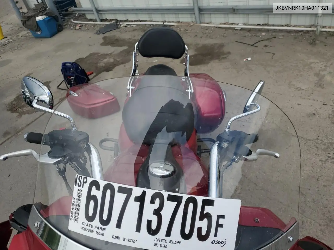 2017 Kawasaki Vn1700 K VIN: JKBVNRK10HA011321 Lot: 60713705