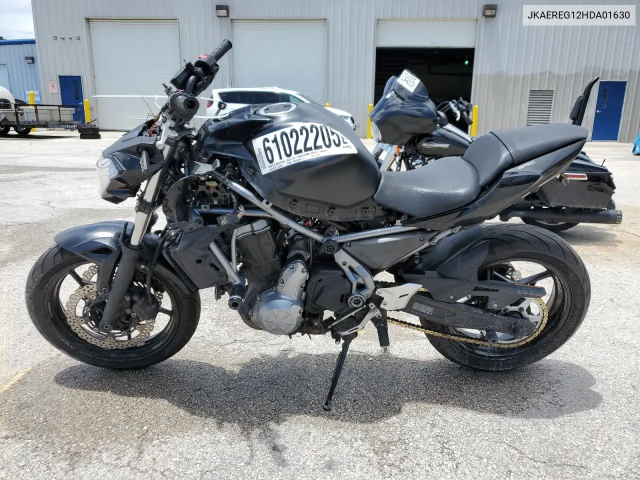 2017 Kawasaki Er650 G VIN: JKAEREG12HDA01630 Lot: 61022205