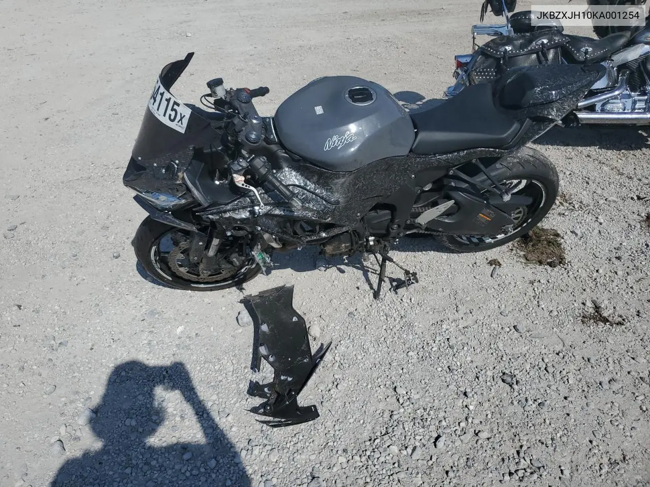 2019 Kawasaki Zx636 K VIN: JKBZXJH10KA001254 Lot: 65454115