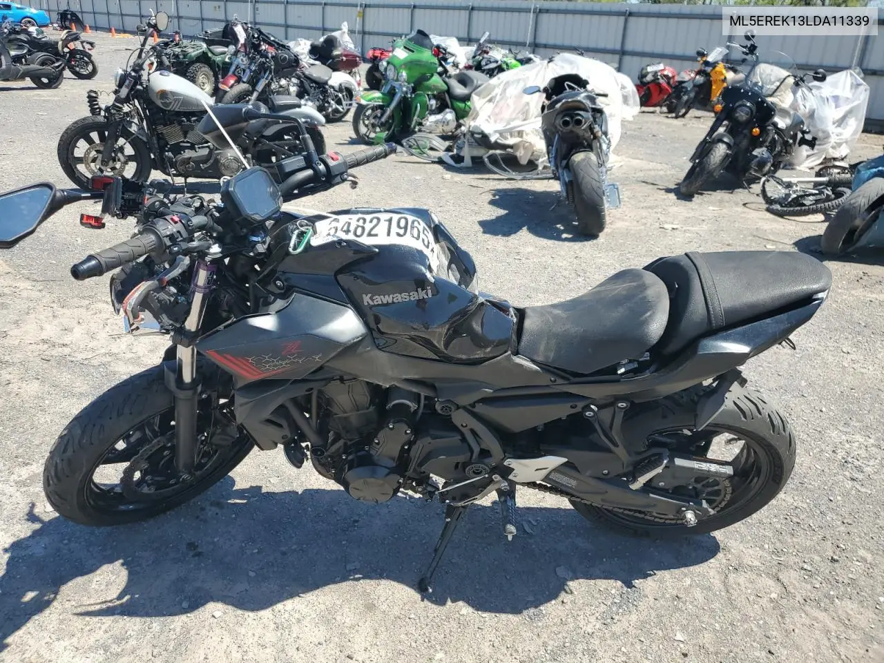 2020 Kawasaki Er650 K VIN: ML5EREK13LDA11339 Lot: 54821965