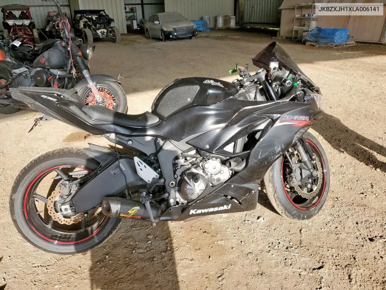2020 Kawasaki Zx636 K VIN: JKBZXJH1XLA006141 Lot: 59474455