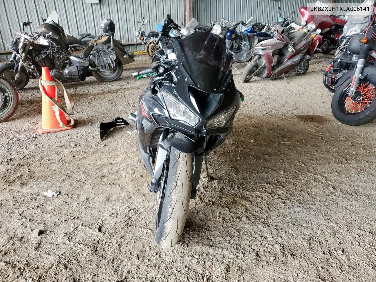 2020 Kawasaki Zx636 K VIN: JKBZXJH1XLA006141 Lot: 59474455