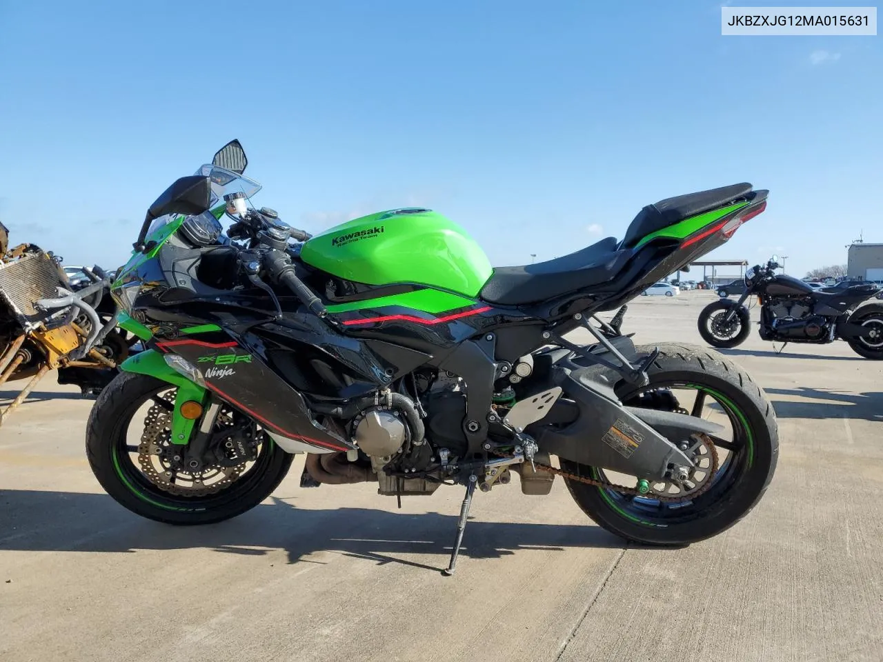 2021 Kawasaki Zx636 K VIN: JKBZXJG12MA015631 Lot: 42821415