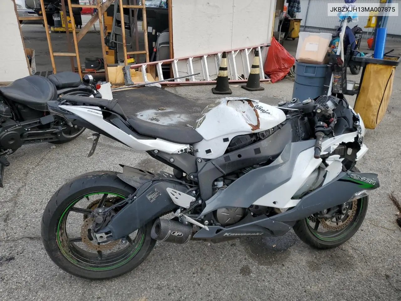 2021 Kawasaki Zx636 K VIN: JKBZXJH13MA007875 Lot: 44022425