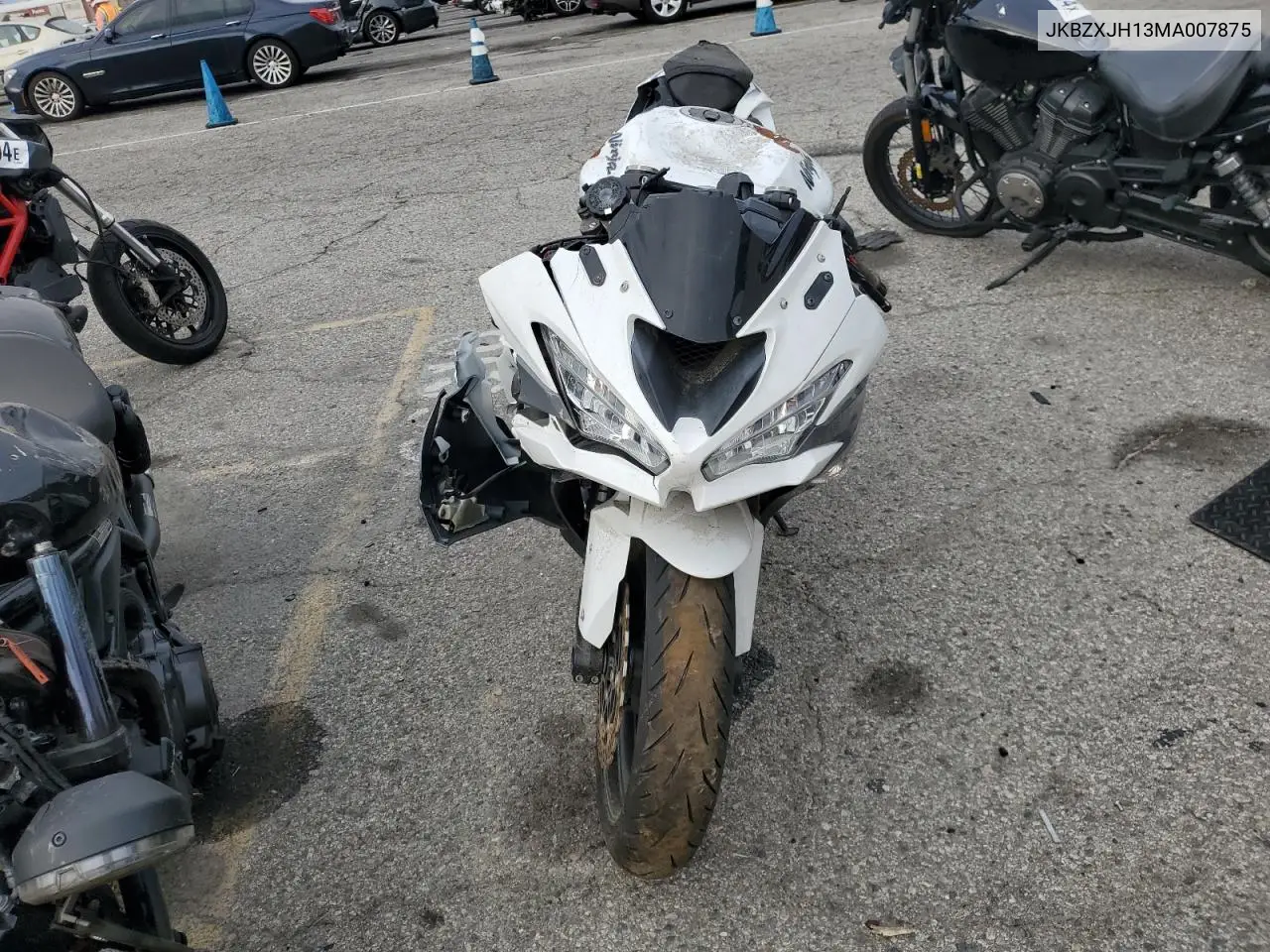 2021 Kawasaki Zx636 K VIN: JKBZXJH13MA007875 Lot: 44022425